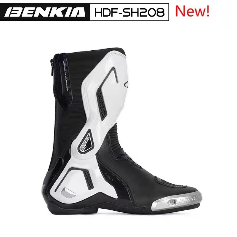 BENKIA SH208 オートバイ Botas CE 認証プロフェッショナルトラック乗馬ブーツレーシング Zapato 衝突防止オフロードラリー用