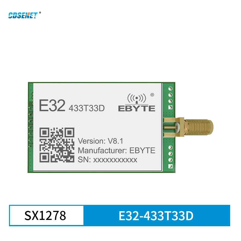 433MHz Lora ワイヤレスモジュール CDSENET E32-433T33D 33dbm 長距離 16KM 低電力ウェイクオンエア SMA-K RF トランシーバー