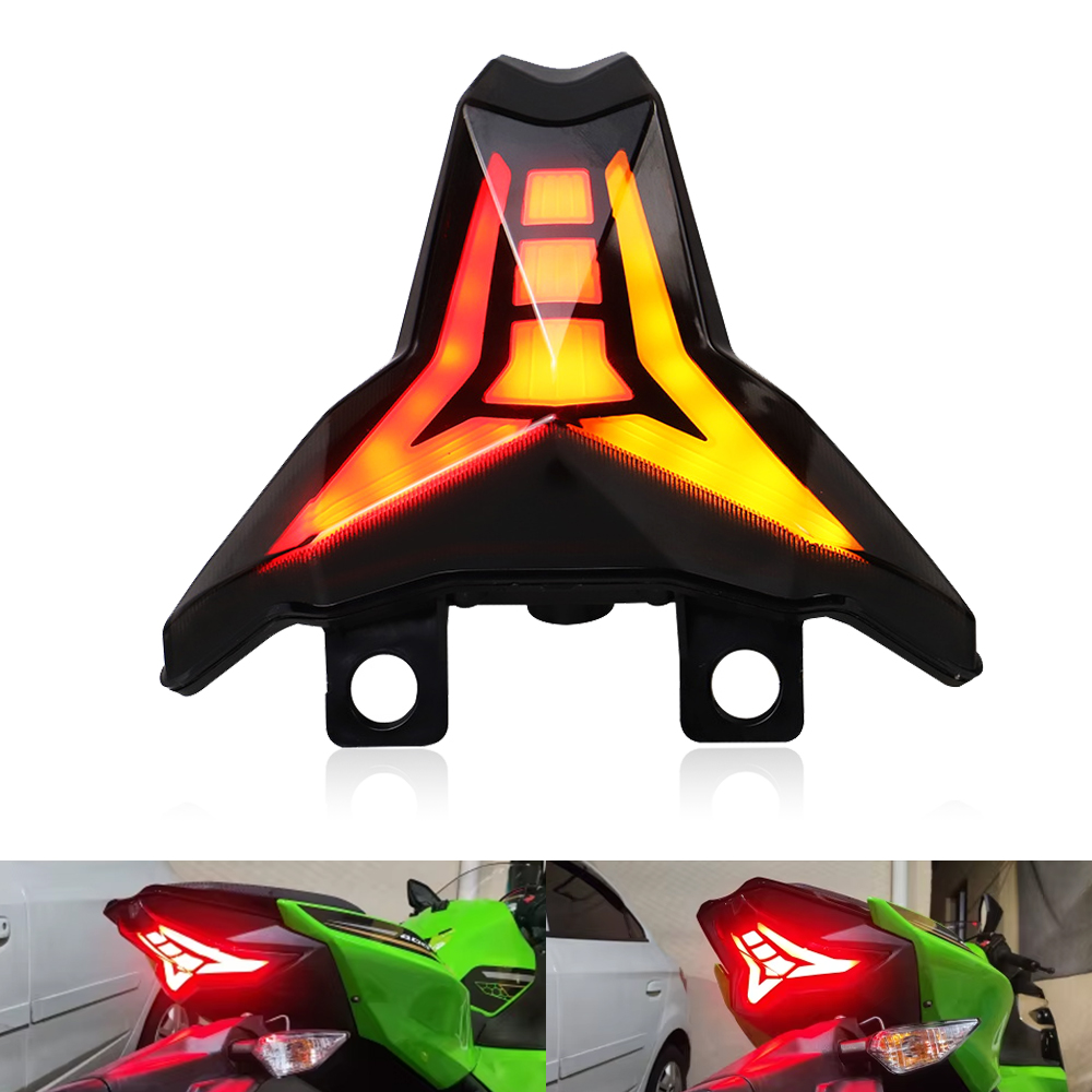 LED テールライトブレーキテールライトターンシグナルライト Kawasaki Ninja 400 2018-2024 /Z400/Z1000/ZX-6R アクセサリー