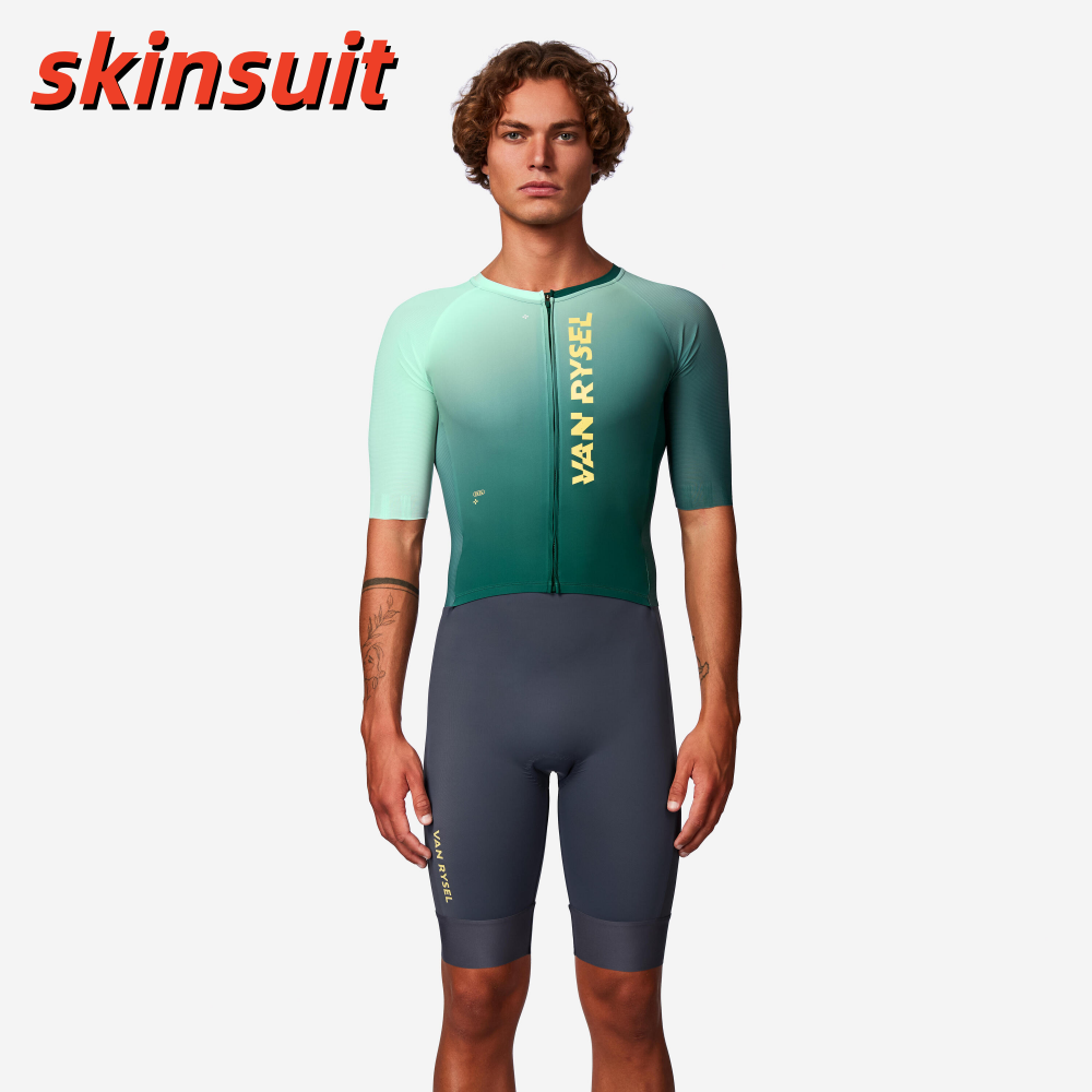 Man's Triathlon Trisuit World Champ Long Sleeve Skinsuit Clothing Swimming Cycling Running Wetsuit Competition Cycling Apparel