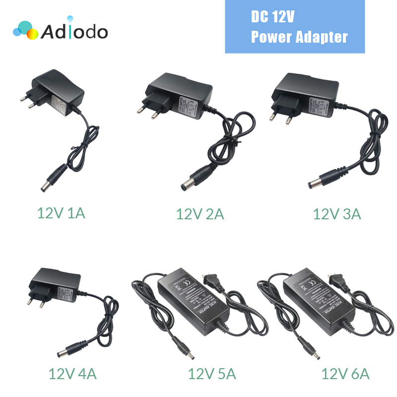 AC 110-240V DC 12V 1A 2A 3A 5A 6A 8A ユニバーサル電源アダプタ供給充電器アダプタ EU 米国 Au 英国 5 メートル 10 メートル 15 メートル LED ライトストリップ