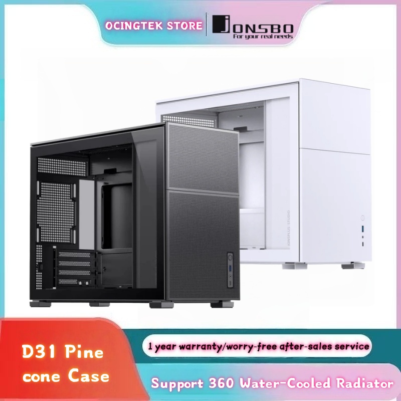 JONSBO Pinecone D31 MESH MATX シャーシ デュアル 360 冷却列 ATX 電源 Type-c Gen2 10Gbps ロングビデオカード