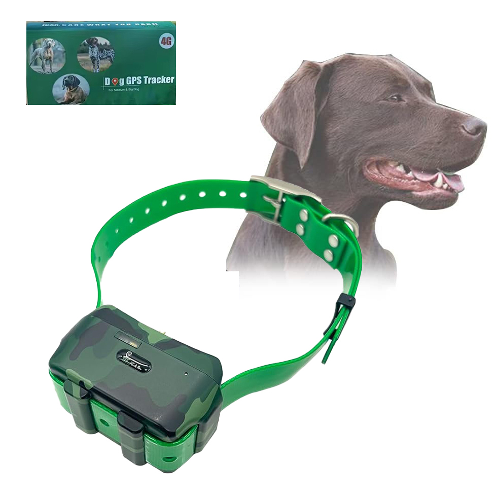 LK122Pro 4 グラム GPS トラッカー首輪狩猟犬牛羊用 4000mAH IP68 防水ペットトレーニング首輪 E ショック/音声スピーカー付き