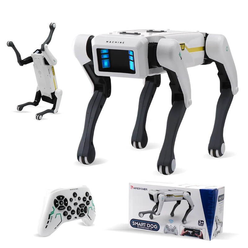 新 2026 インテリジェント AI RC ロボット犬音声対話アプリリモコンプログラミング歌ダンシングマシン犬子供のおもちゃ