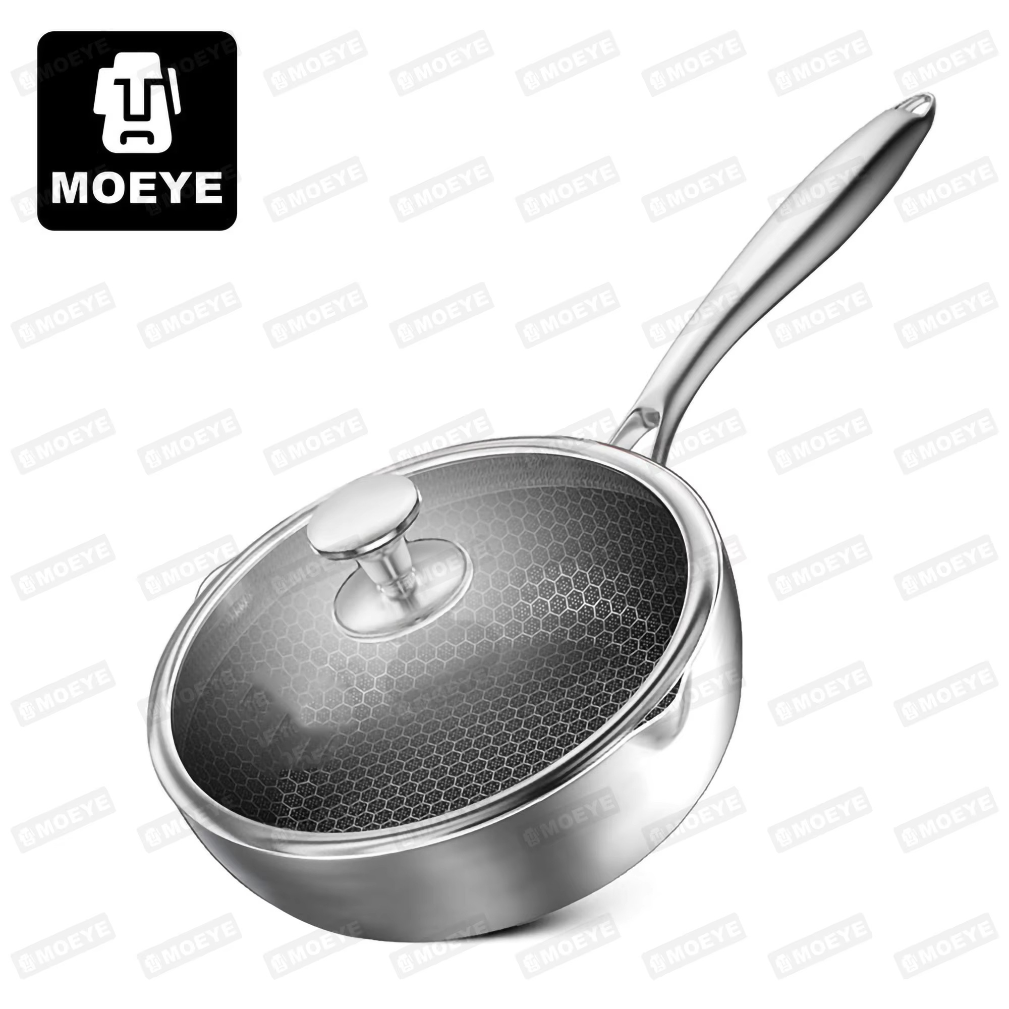 MOEYE スープポット 316L 抗菌ステンレス鋼ミルクポット 5 層肥厚底ノンスティック調理鍋キッチン鍋