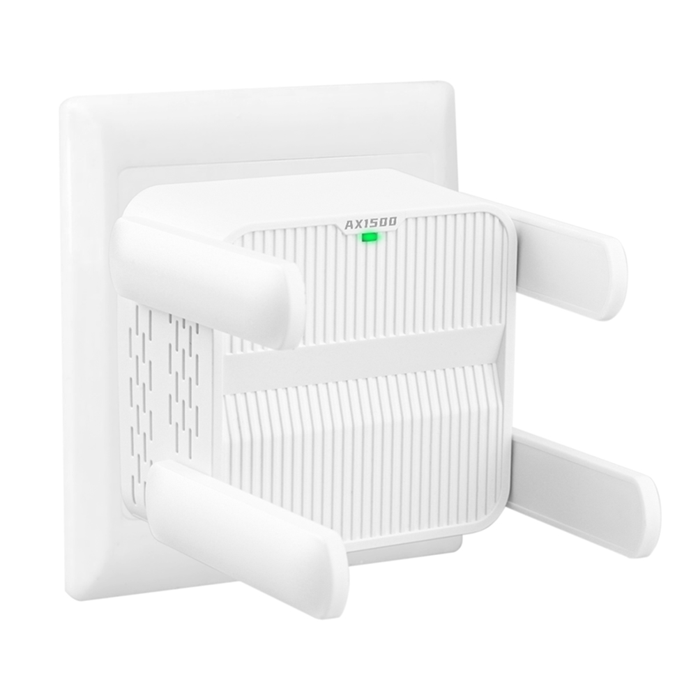 WiFi 6 リピーターエクステンダー 1500Mbps 信号ブースターアンプデュアルバンド 2.4G/5GHz Wi-Fi ブースター 4*2dbi アンテナ長距離アンプ