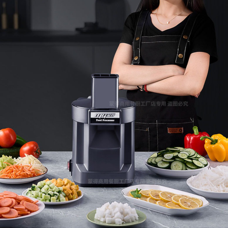 電動野菜カッター業務用シュレッダー小型全自動多機能家庭用ジャガイモスライス大根ダイシング