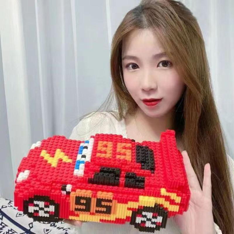 33cm シュティッヒ ぬいぐるみブロック - 子供と大人へのクリスマス/誕生日プレゼントに最適 パズル DIY 車のおもちゃ