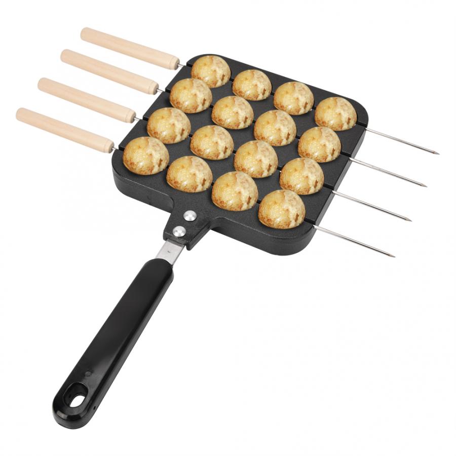 16穴たこ焼きメーカーノンスティックたこ焼きグリルパンプレートマルコベーキングフォーム型パンタコベーキングマシンキッチン用