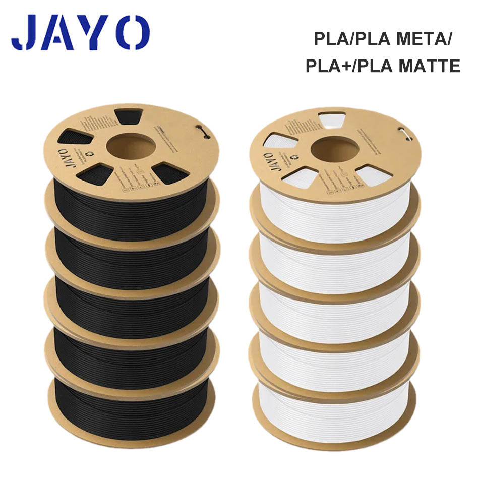 JAYO 3D プリンタフィラメント PLA シリーズ 1.75 ミリメートル 5 ロール/10 ロール高強度 100% 気泡なしきれいに巻かれた FDM DIY ギフト素材