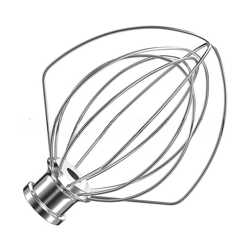6 ワイヤー泡立て器アタッチメント アップグレード リアル KitchenAid 4.5Q K45WW チルトヘッド スタンド ミキサー - エッグ ヘビー クリーム ビーター用