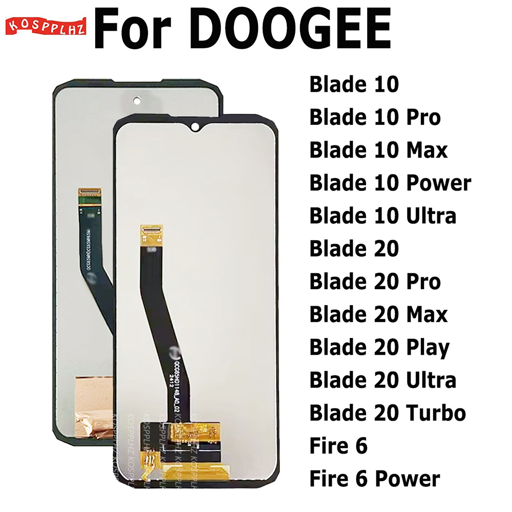 DOOGEE ブレード 10 プロマックスウルトラパワー表示画面液晶オリジナルブレード 20 プロウルトラプレイターボ液晶画面タッチデジタイザ