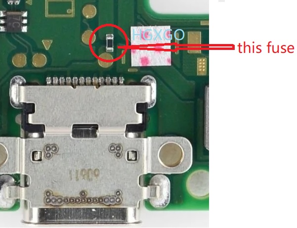5--100 個 Nintendo Switch 小型ヒューズ (Type-C 電源充電器コネクタ近くの上) マザーボード修理部品部品