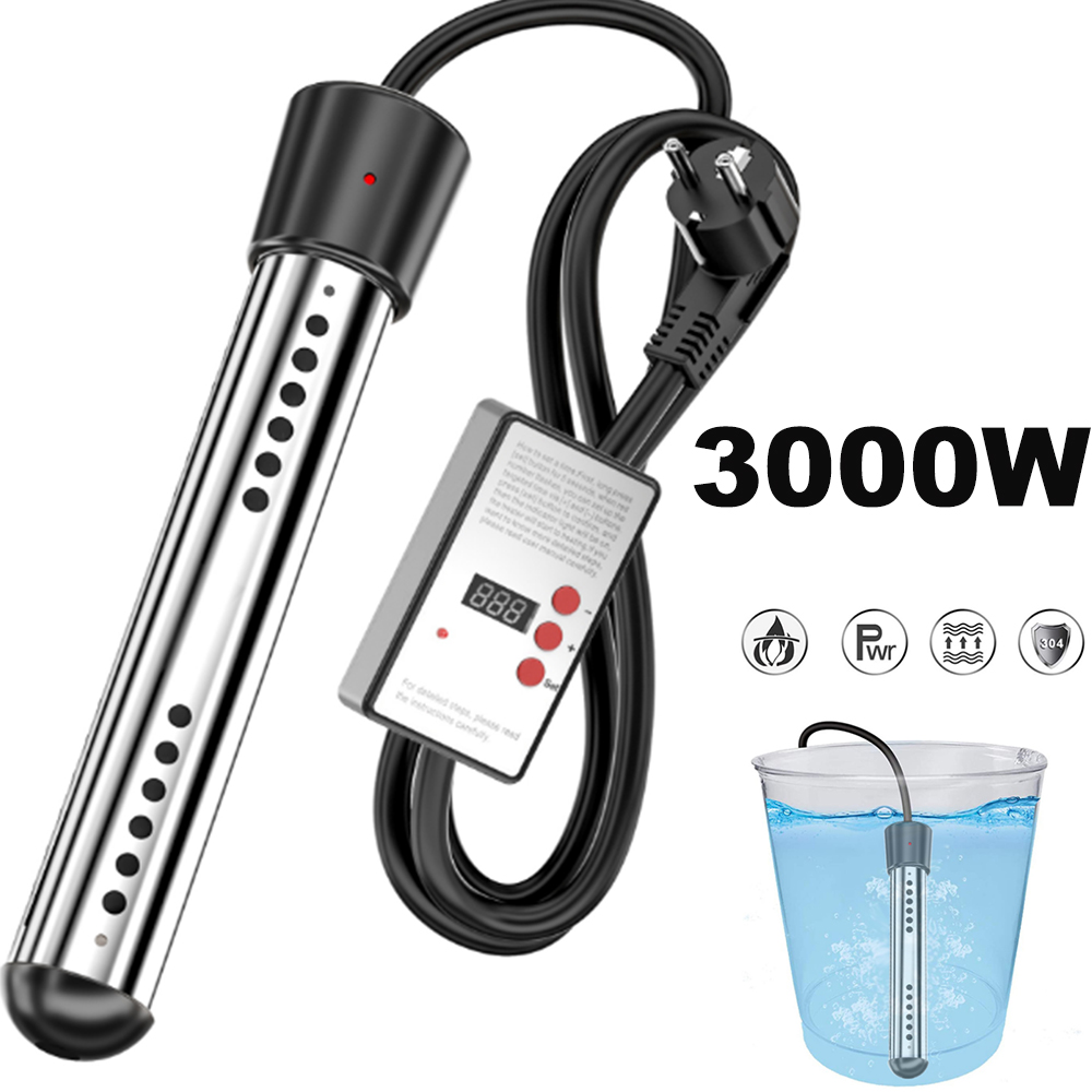 110 V /220 V 電気ヒーターボイラー水加熱要素ポータブル浸漬サスペンション浴室スイミングプール給湯器