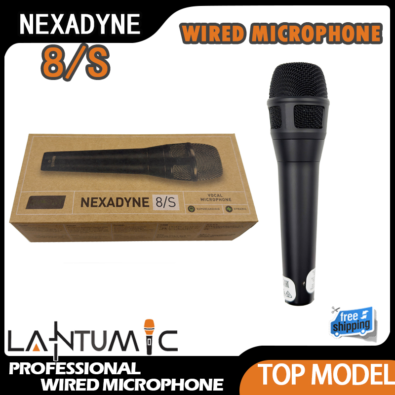 有線マイク Nexadyne 8/S プロフェッショナルスーパーカーディオイドダイナミックボーカルマイクスタジオ DJ ボーカルパフォーマンス用マイククリップ