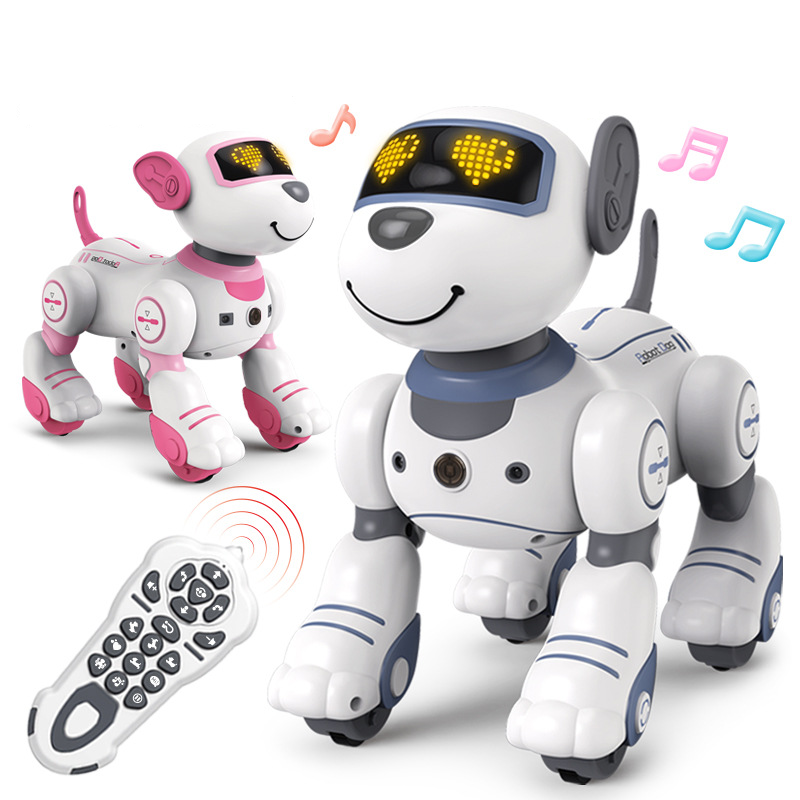 ロボット犬リモコンスタントウォーキングダンス電動ペット犬リモコン魔法のペット犬おもちゃインテリジェントタッチ