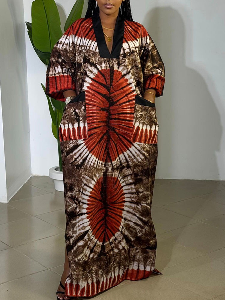 2025 新しいラマダンカフタンドレスアフリカプリント Boubou セット、女性のためのソフトコットンブロケードロングマキシドレス、エレガントなイブニング