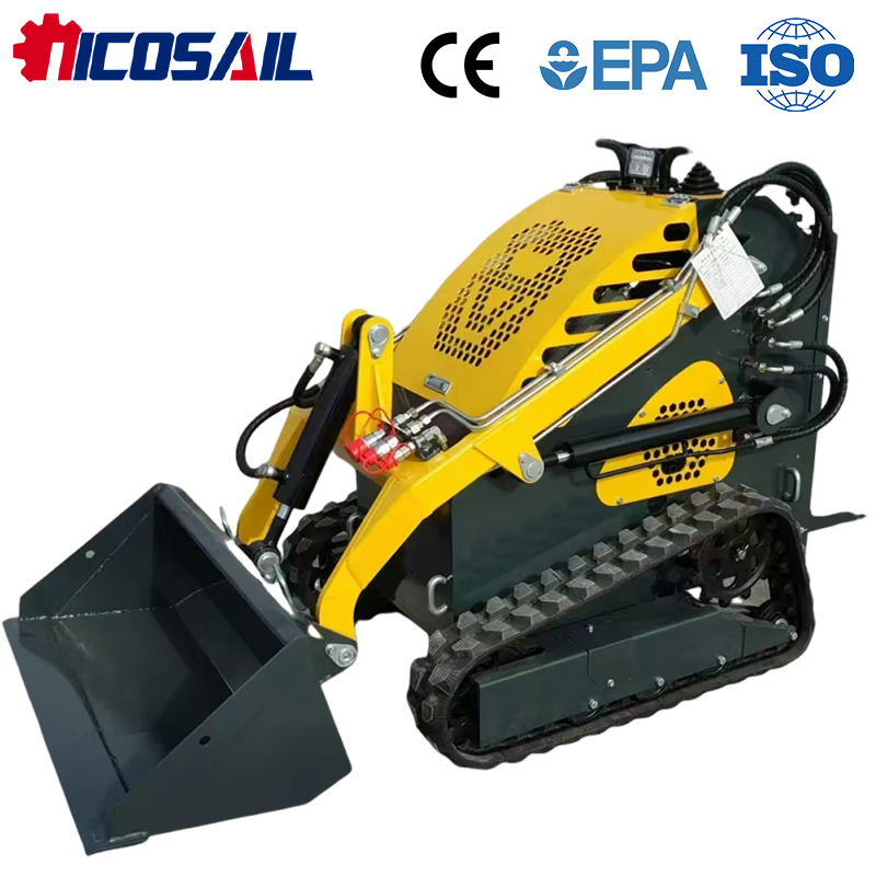Nicosail 380E コンパクトミニスキッドステアローダーユーロ 5 CE 簡単操作果樹園農業用途