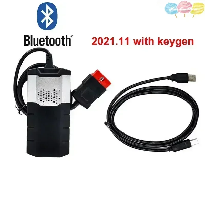 Obd Obd2 スキャナデルフィス新 2024 USB Bluetooth 2021.11 Keygen 自動車とトラック診断ツールツール