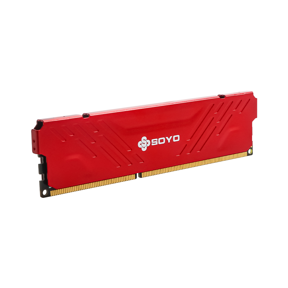 SOYO 8GB DDR3 1600MHZ メモリ RAM 240ピン 1.5V デスクトップPC用メモリ RAM ECCなし 黒 白 赤 Intel AMD 64ビットコンピュータ