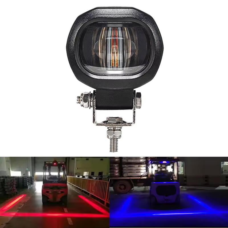 フォークリフト安全ライトバー LED レッドライントラックブルー危険ゾーン警告ランプサイドマーカーライト 12V-80V 視認性を向上