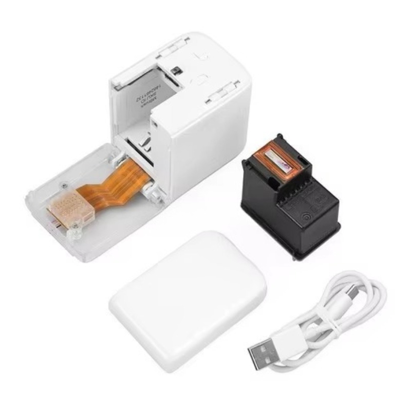ワイヤレス Wifi 食品カラープリンターミニ mcbrush ポータブルハンドヘルドインクジェットプリンター食用カートリッジ付き
