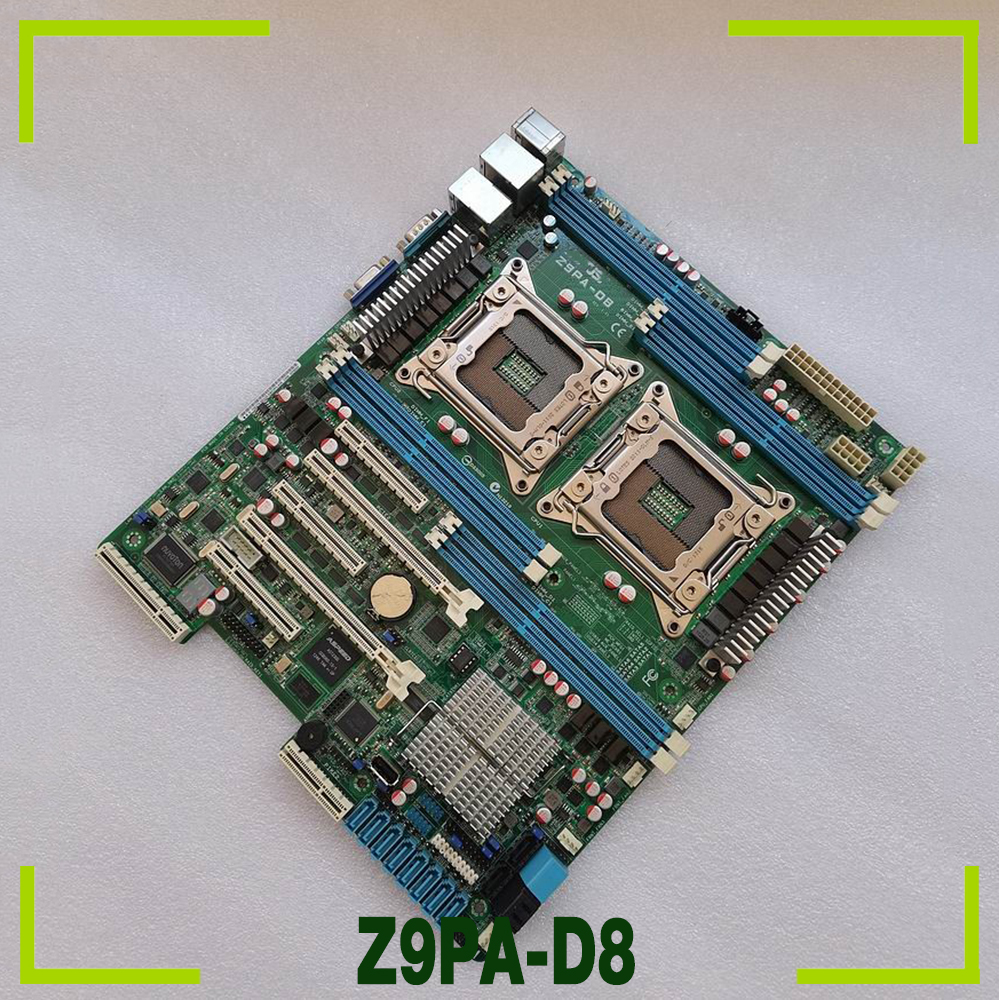 サーバー双方向マザーボード Z9PA-D8 Asus C602 ソケット LGA 2011 DDR3 X79 X79M 良質