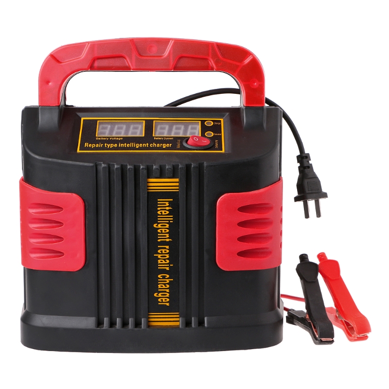 350W 14A 自動調整 LCD 充電器 12V-24V 車のジャンプスターター ポータブル
