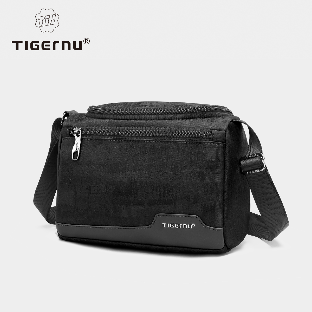 Tigernu 軽量トラベルメッセンジャーバッグ男性防水ミニバッグカジュアル多機能ヴィンテージショルダーバッグ男性のためのレトロシリーズ