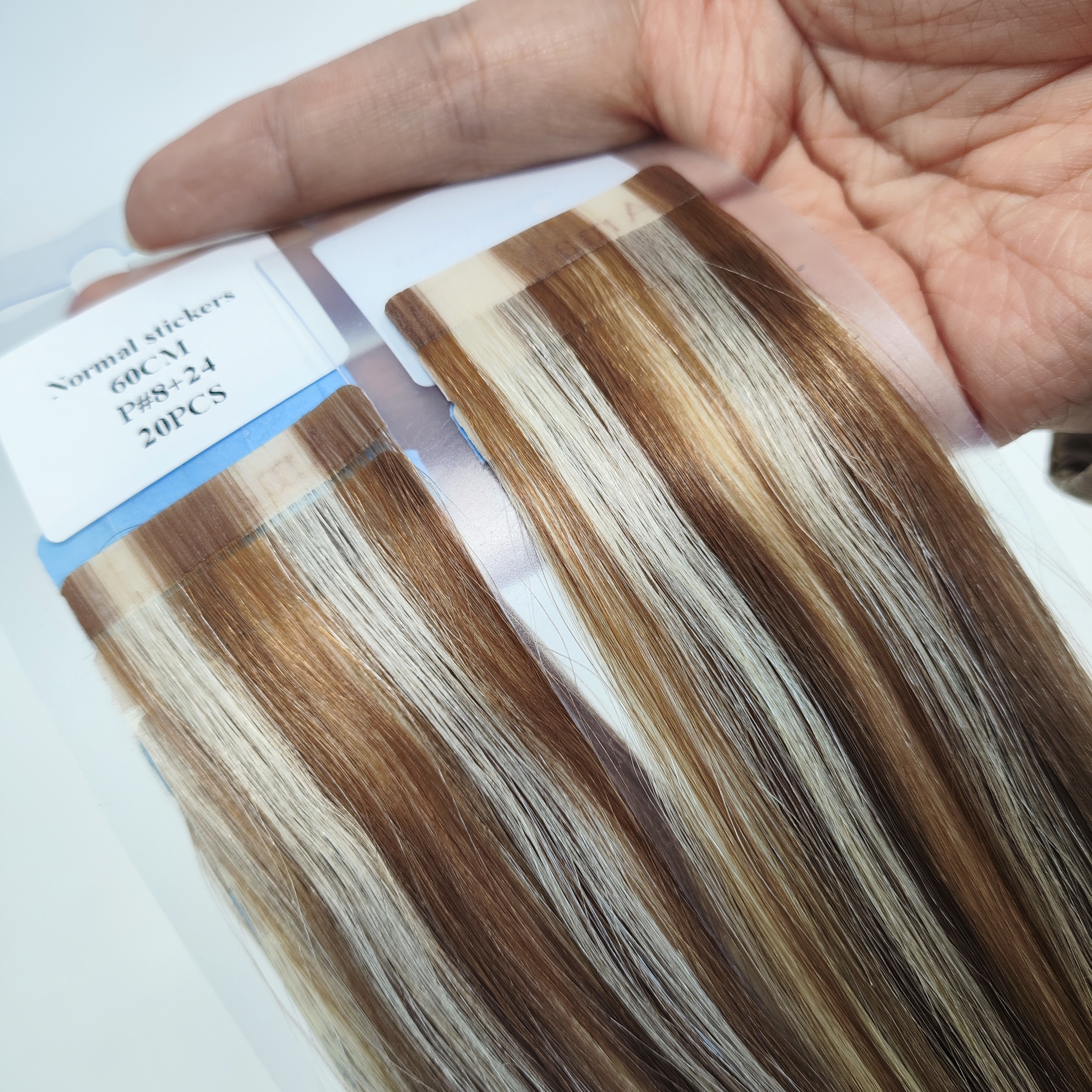 ピアノオンブルカラー通常テープステッカーヘアエクステンション二重描画最高品質 12A 太い毛先バージンヘア 2 〜 3 年