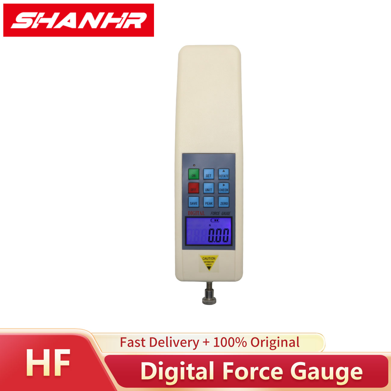 SHANHR ポータブルプッシュプルフォースゲージ Ynamometer 測定器 HF Dgital Force Gauge RS232 データ出力