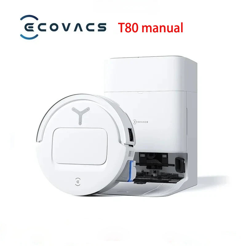 Ecovacs T80 床掃除ロボットドラムアクティブ洗浄、掃き掃除、モップ掛け一体型マシン