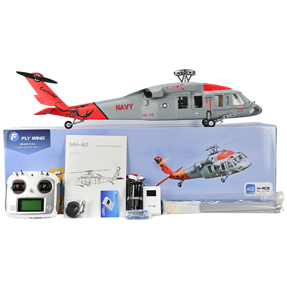 FLYWING MH-60 R シーホーク RC ヘリコプター LED ライト ACE ATT MH60R GPS ヘリコプター MH60 rc ヘリコプター 470 サイズ MH60 スケールヘリコプター