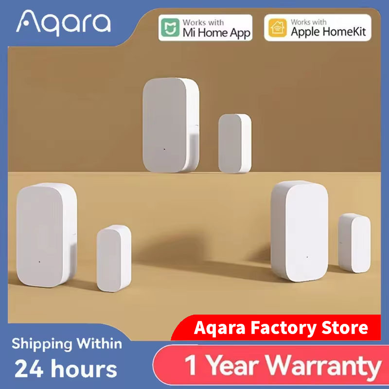 Aqara ドアウィンドウセンサー Zigbee ワイヤレス接続アラームスマートミニドアセンサー Aqara ゲートウェイ Mi ホーム HomeKit アプリで動作