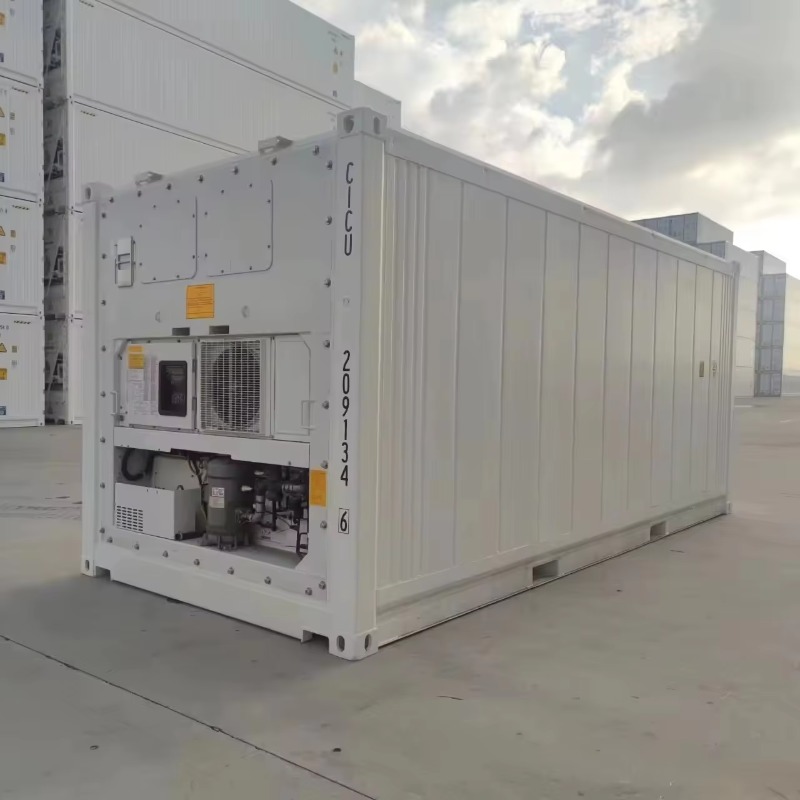 太陽光発電モバイルコールドルーム20フィートコンテナ冷凍庫オフグリッドウォークインストレージ肉野菜果物カスタマイズされた冷蔵倉庫