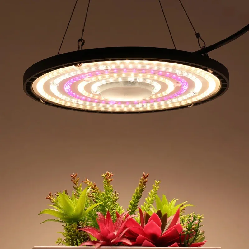 100 ワット 150 ワット 200 ワットフルスペクトル植物成長ライト UFO LED ランプ太陽光高 PPFD 量子屋内温室テント成長照明