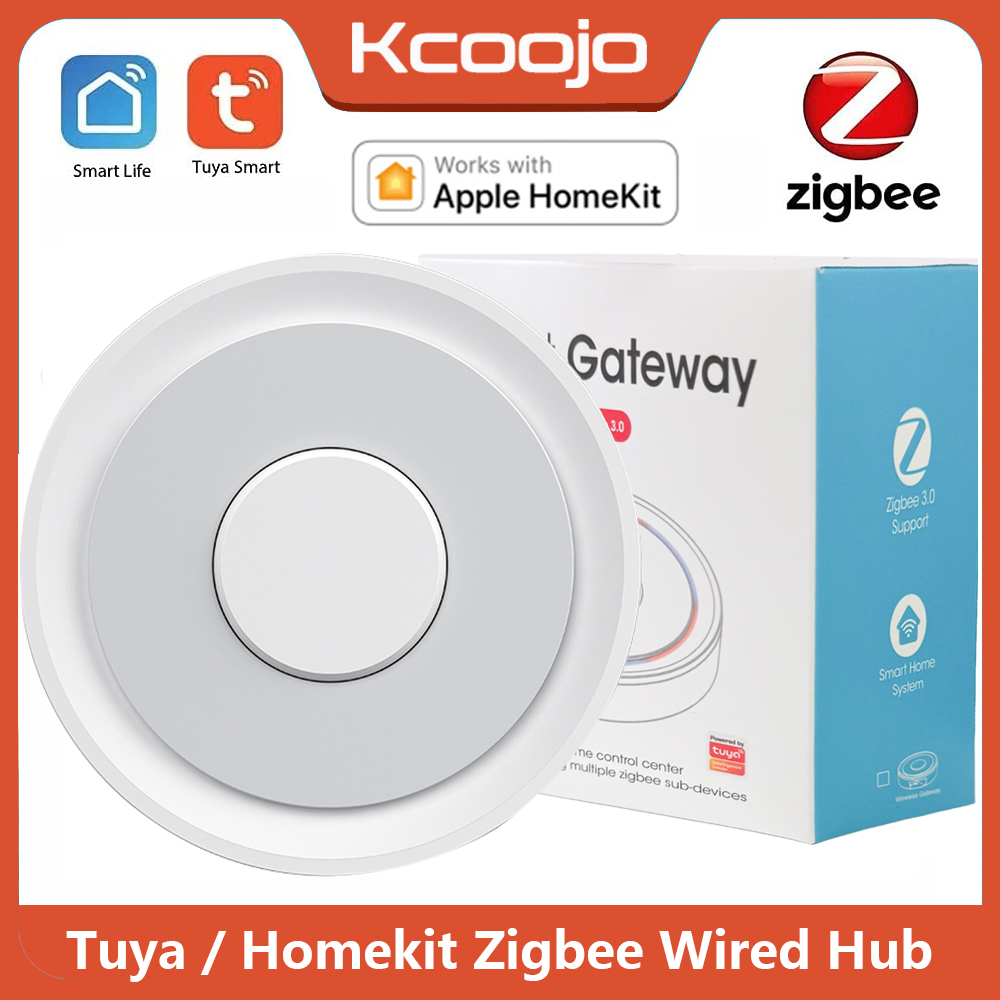 Tuya 有線 Zigbee 3.0 ゲートウェイ ハブ ホームキット ブリッジ スマート ライフ APP リモート コントロール オートメーション デバイスは Alexa Google ホームで動作します