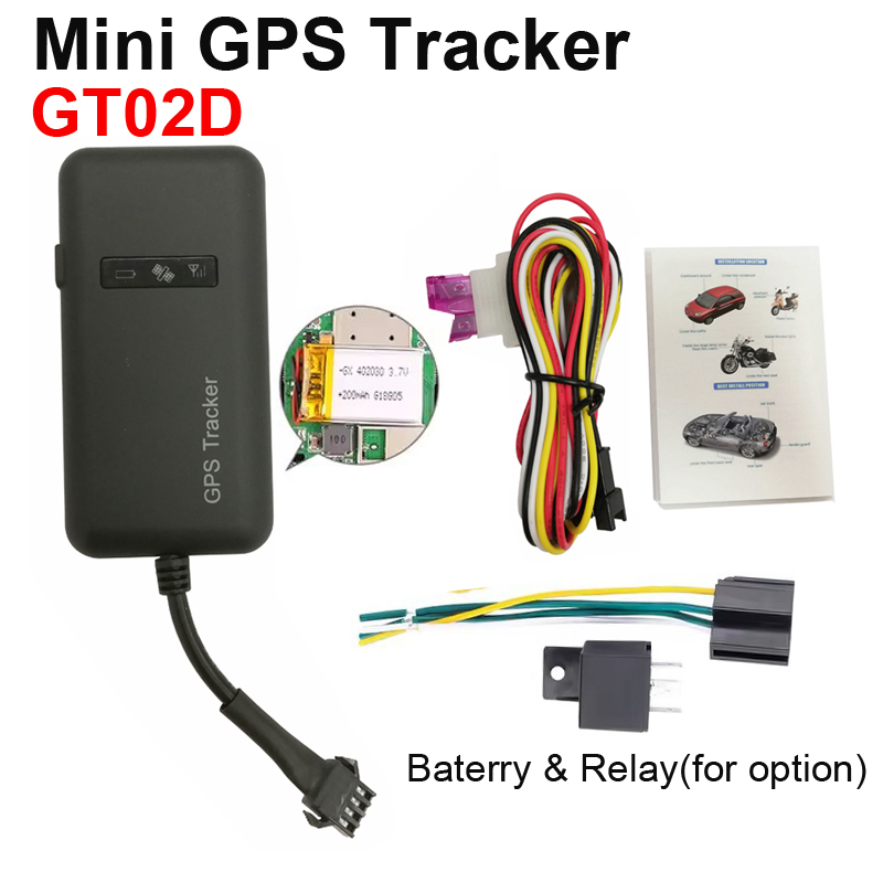 GPS トラッカー GT02D 車両 GPS トラッカー車の GPS 追跡モニターオートバイ GPS トラッカー GPS ロケーション追跡