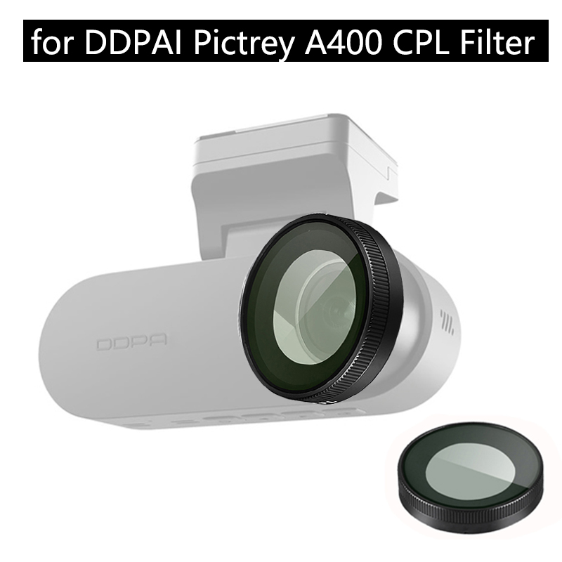 DDPAI Pictrey A400 4K ダッシュカム CPL フィルターレンズ防塵アンチグレア用