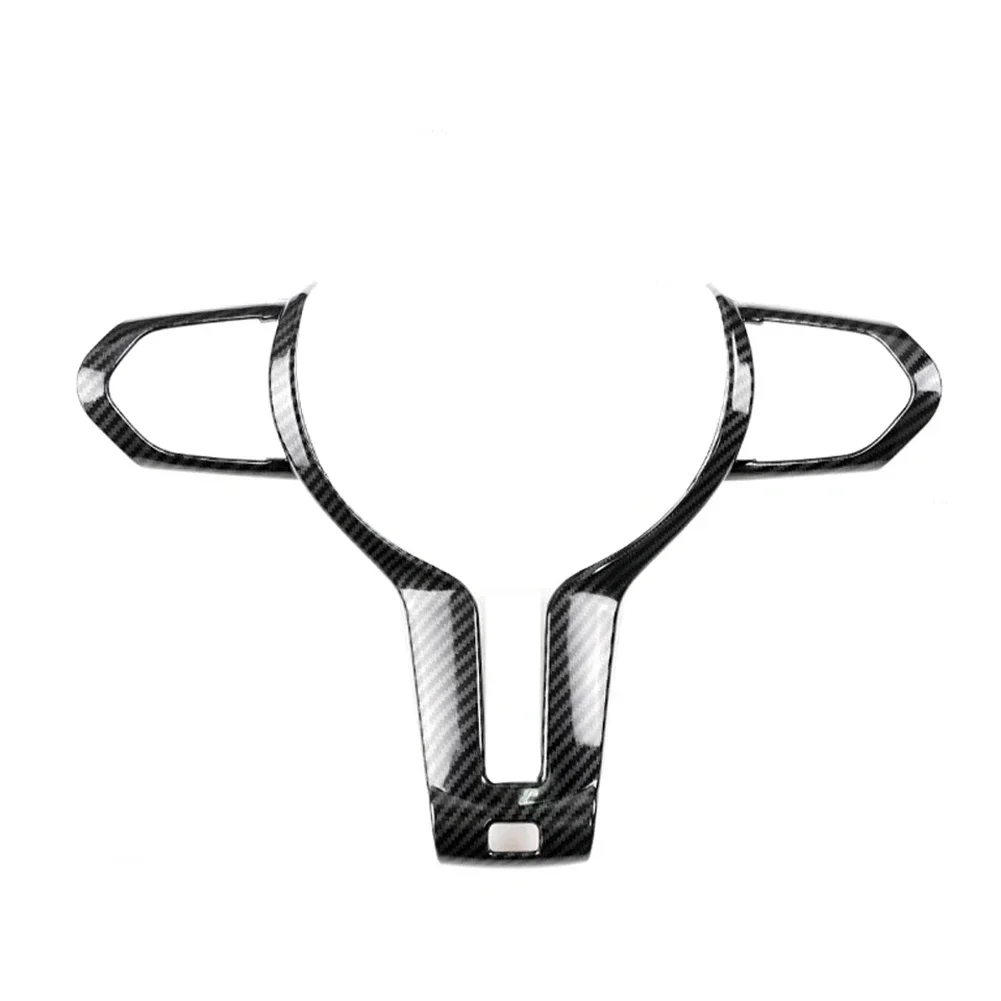 ABS Carbon Texture Car Interior Steering Wheel Cover Trim For BMW F Chassis F06 F10 F11 F12 F15 F16 F20 F21 F22 F23 F30 F32 F34