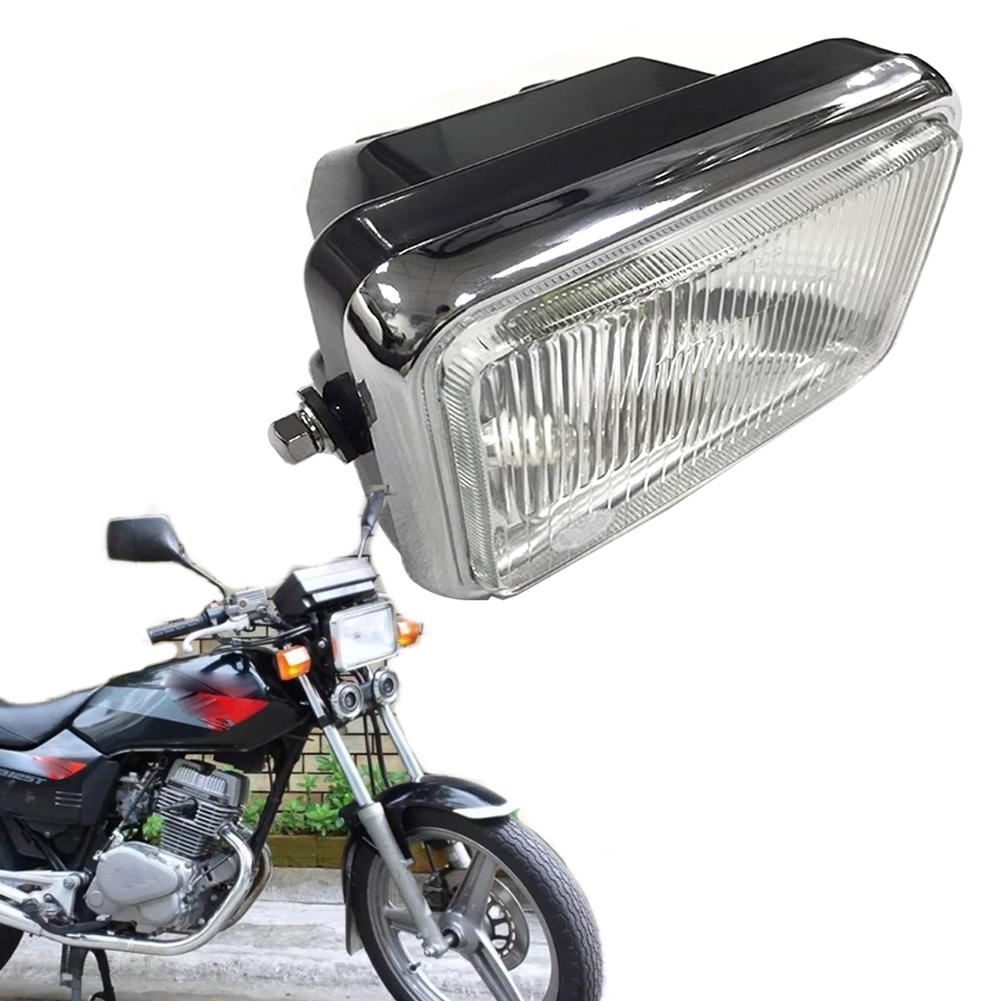 オートバイクロームフロントヘッドライトヘッドランプアセンブリホンダ CBT125 CB125T JH125 ダヤン力帆五陽 125cc ヘッドランプ
