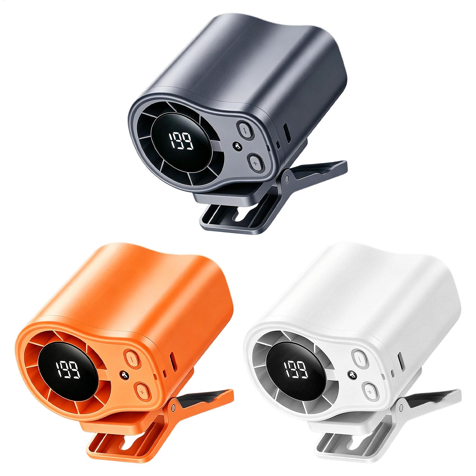 ポータブルカークリップファン 360 度回転可能 100 スピード風 USB 充電式電動ファン低ノイズミニファンクランプどこでも