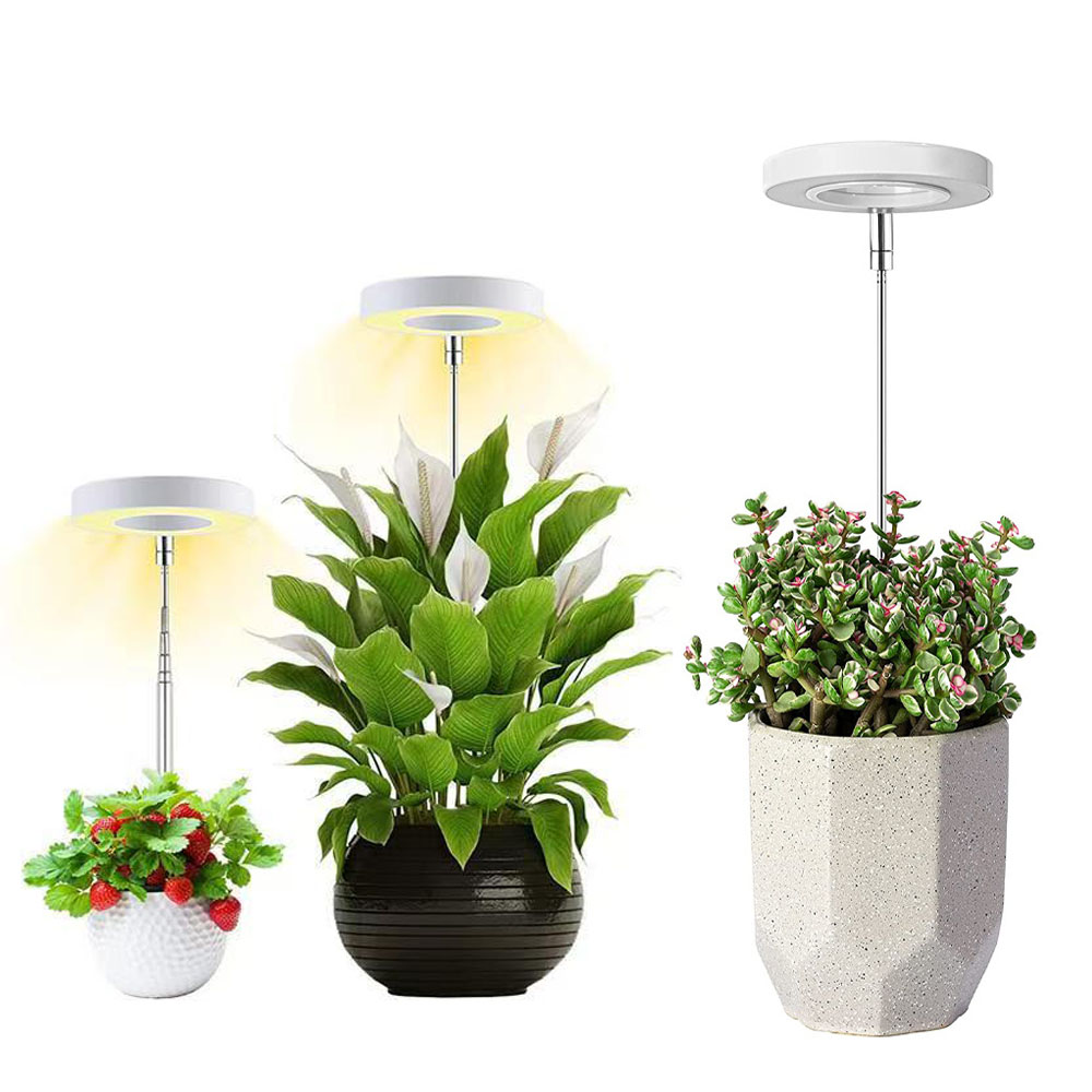 フルスペクトル屋内ソーラー LED 成長ライト、4 ギア調光、多肉植物、花床伸縮補助光