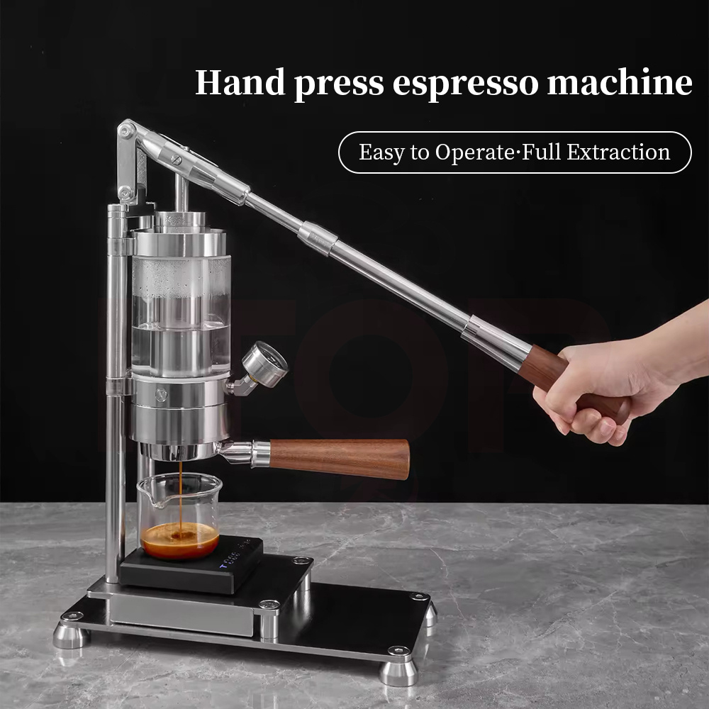 ITOP CMM01A 手動レバーエスプレッソマシンハンドプレスエスプレッソマシン 58 ミリメートル 304 ステンレス鋼