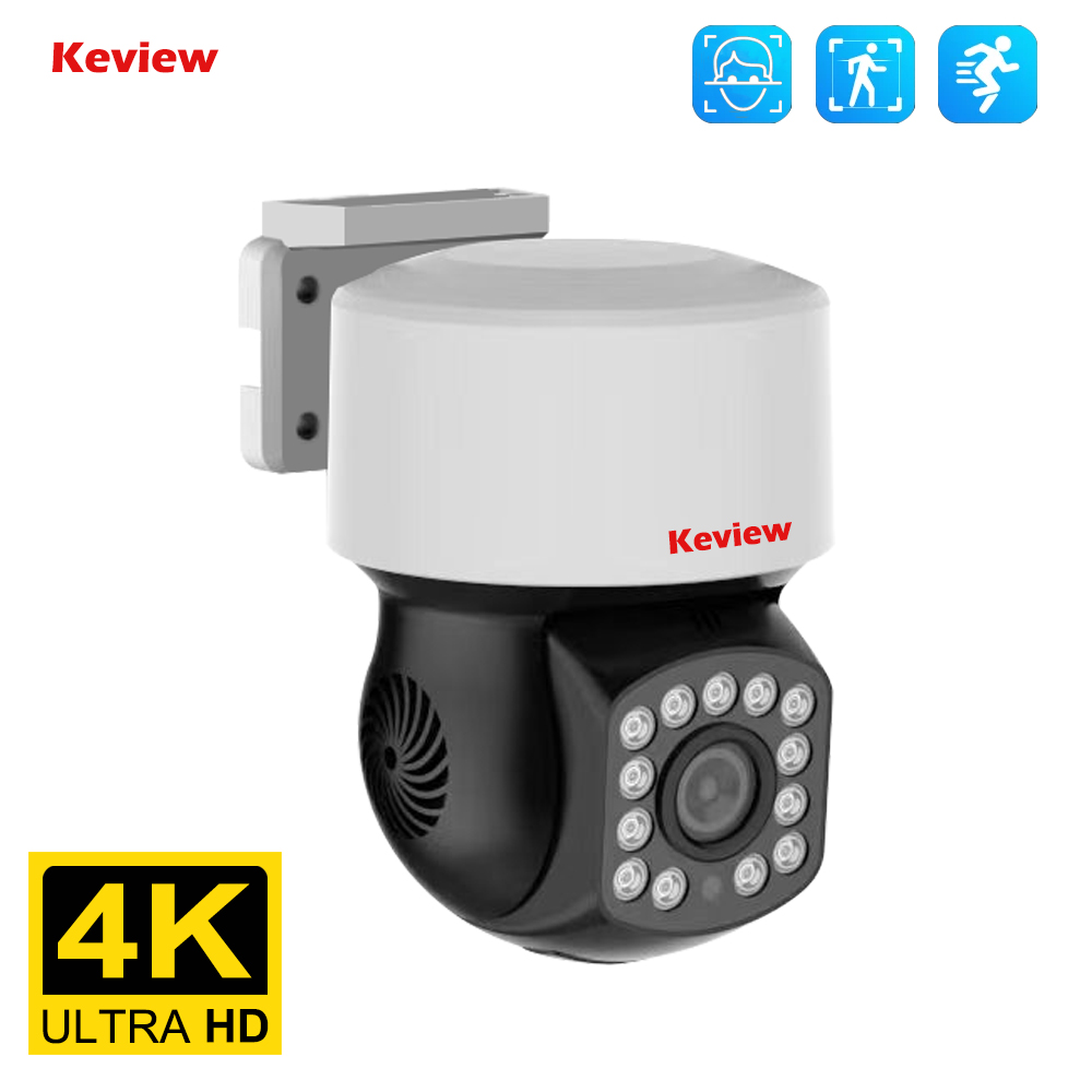 4K 8MP POE PTZ IP カメラ XMeye 顔検出屋外ビデオ監視 CCTV カメラ NVR ONVIF 用
