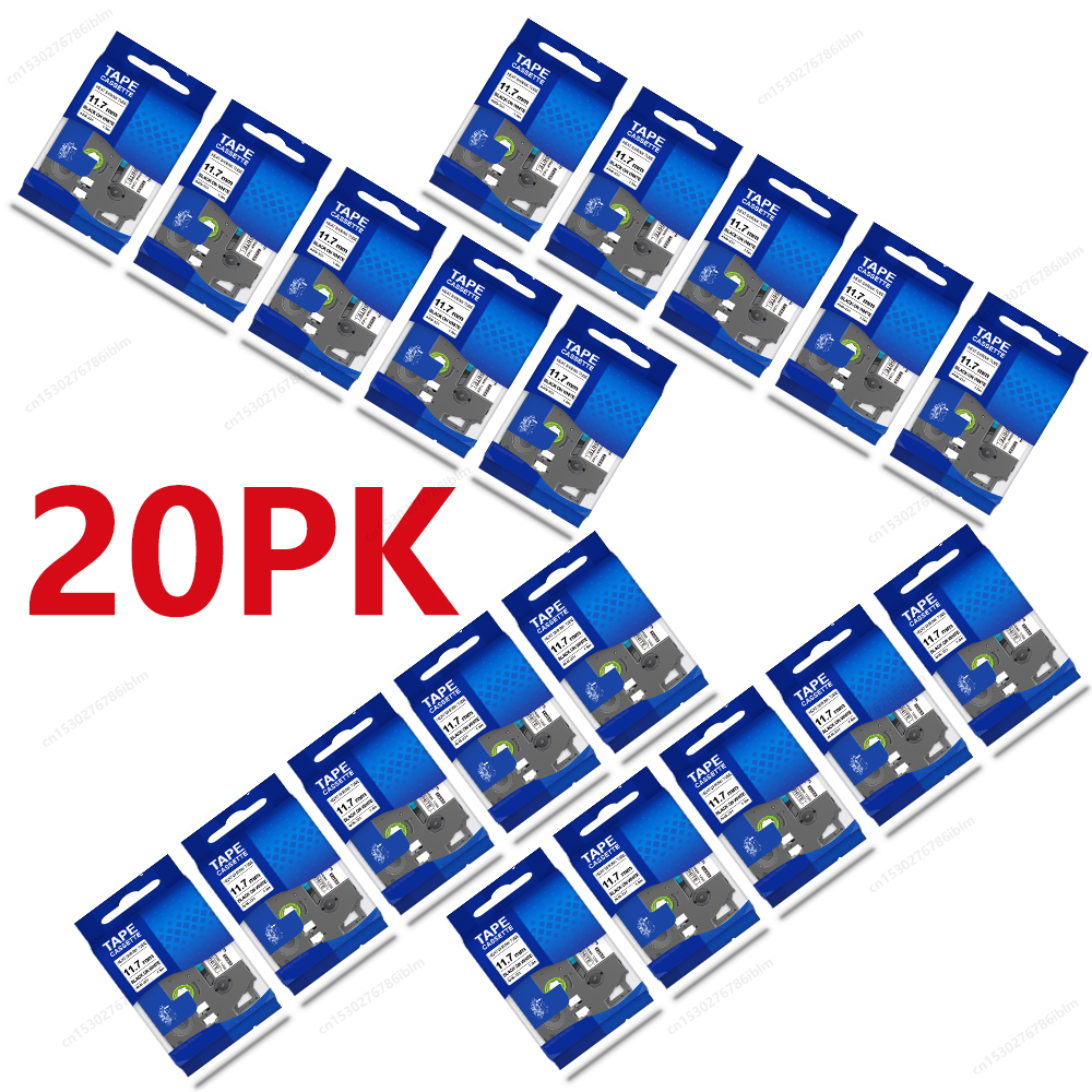 5PK/10PK/20PK HSe231 Brother HSe-231 HSe631 HSe211 HSe221 HSe241 と互換性あり Brother P-touch ラベルメーカー用熱収縮チューブ