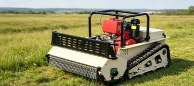 格安販売高品質農業用自走式リモコンクローラ除草機自動ロボット芝刈り機