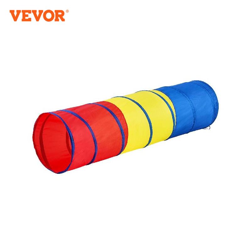 VEVOR 子供用プレイトンネルテント/幼児用クライミングおもちゃ カラフルなクロールトンネルおもちゃ 赤ちゃんやペット用 屋内と屋外のトンネル遊び