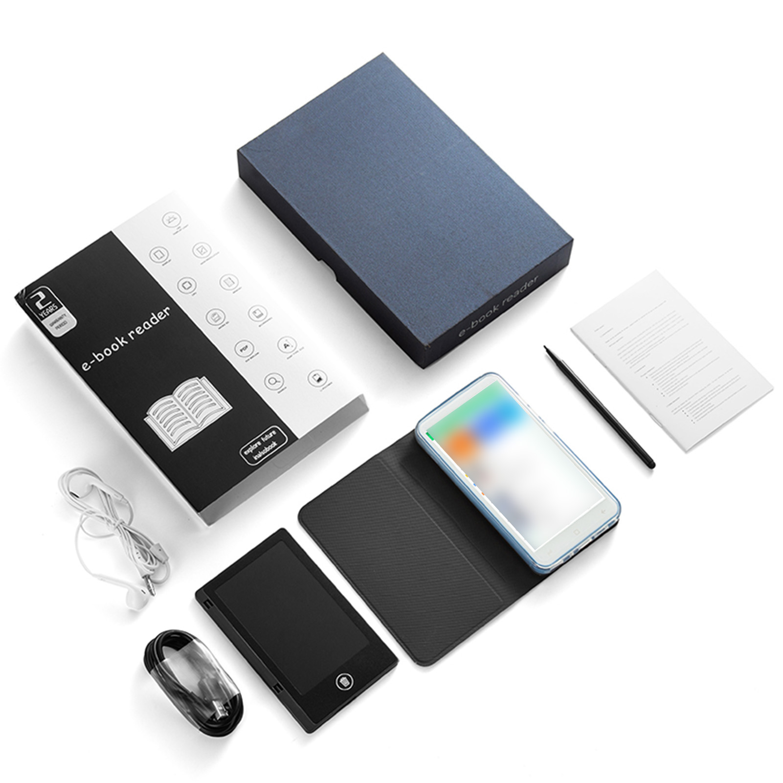5 インチ電子リーダークリアスクリーン電子ブックビデオ PDF ポータブル手書きタブレット電子ブックリーダー