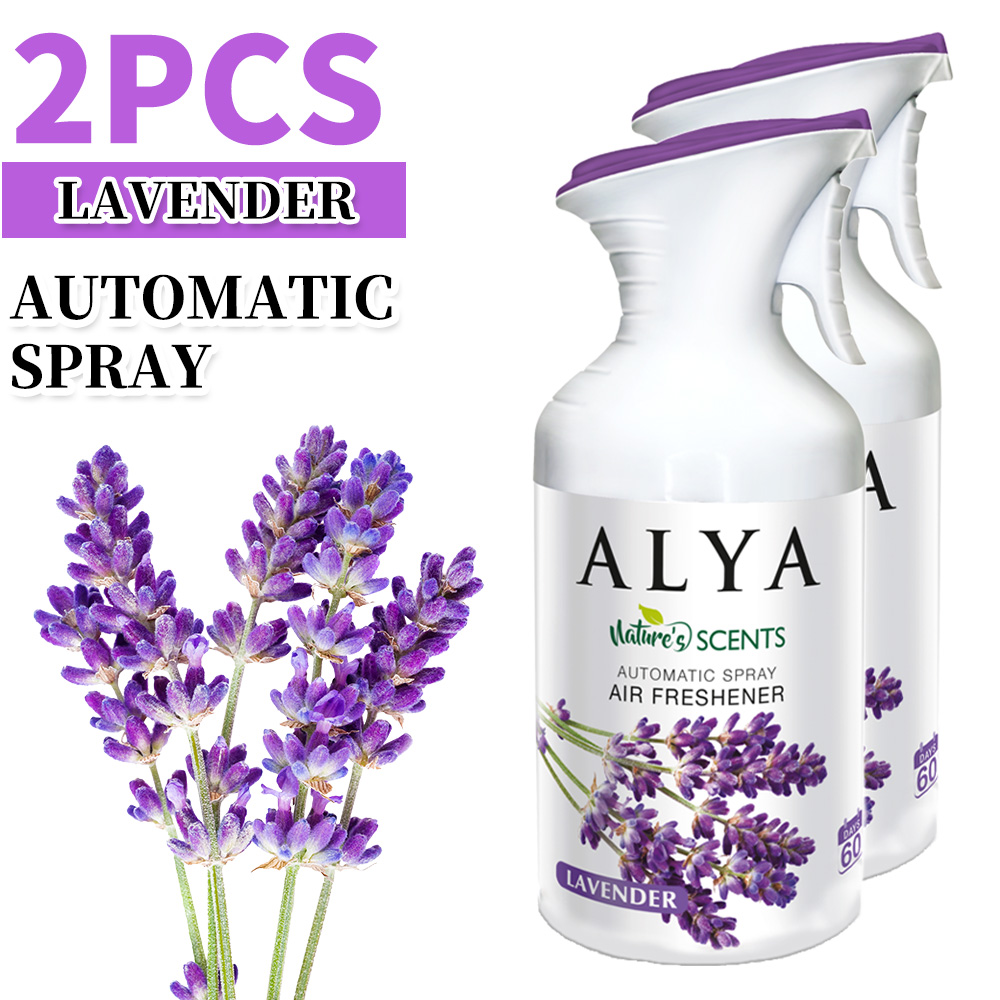 芳香スプレー 2 個 (各 250ML) - 6 つの香り: ラベンダー、クールリネン、マグノリア、ミックスベリー、オーシャン、バニラ |多目的
